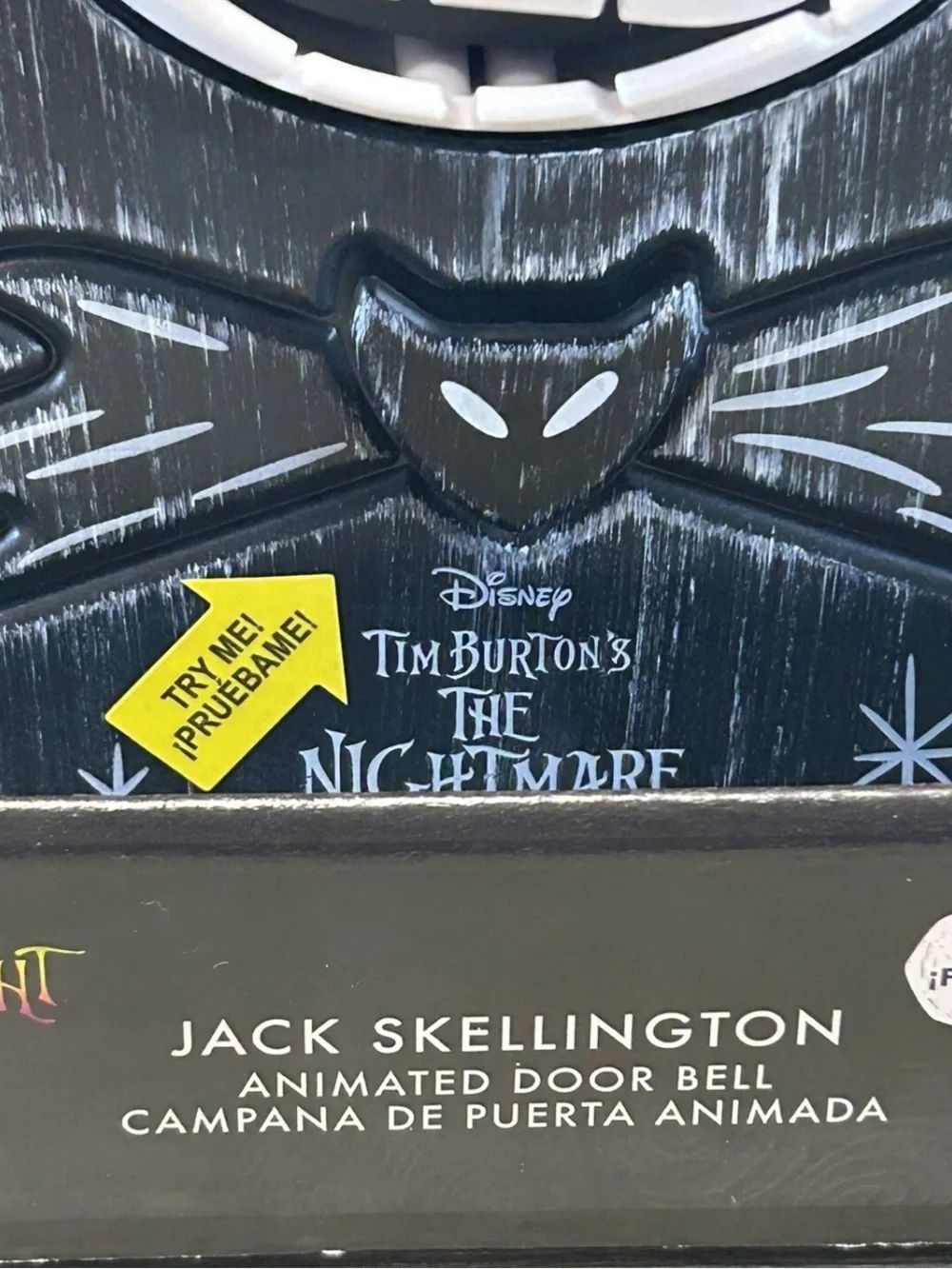 Disney The Nightmare Before Christmas Animated Jack Skellington Voice Door Bell